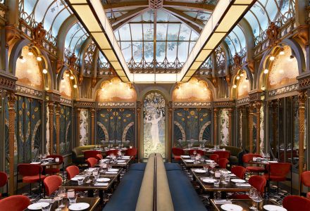巴黎·新艺术风格Beefbar Paris奢华西餐厅